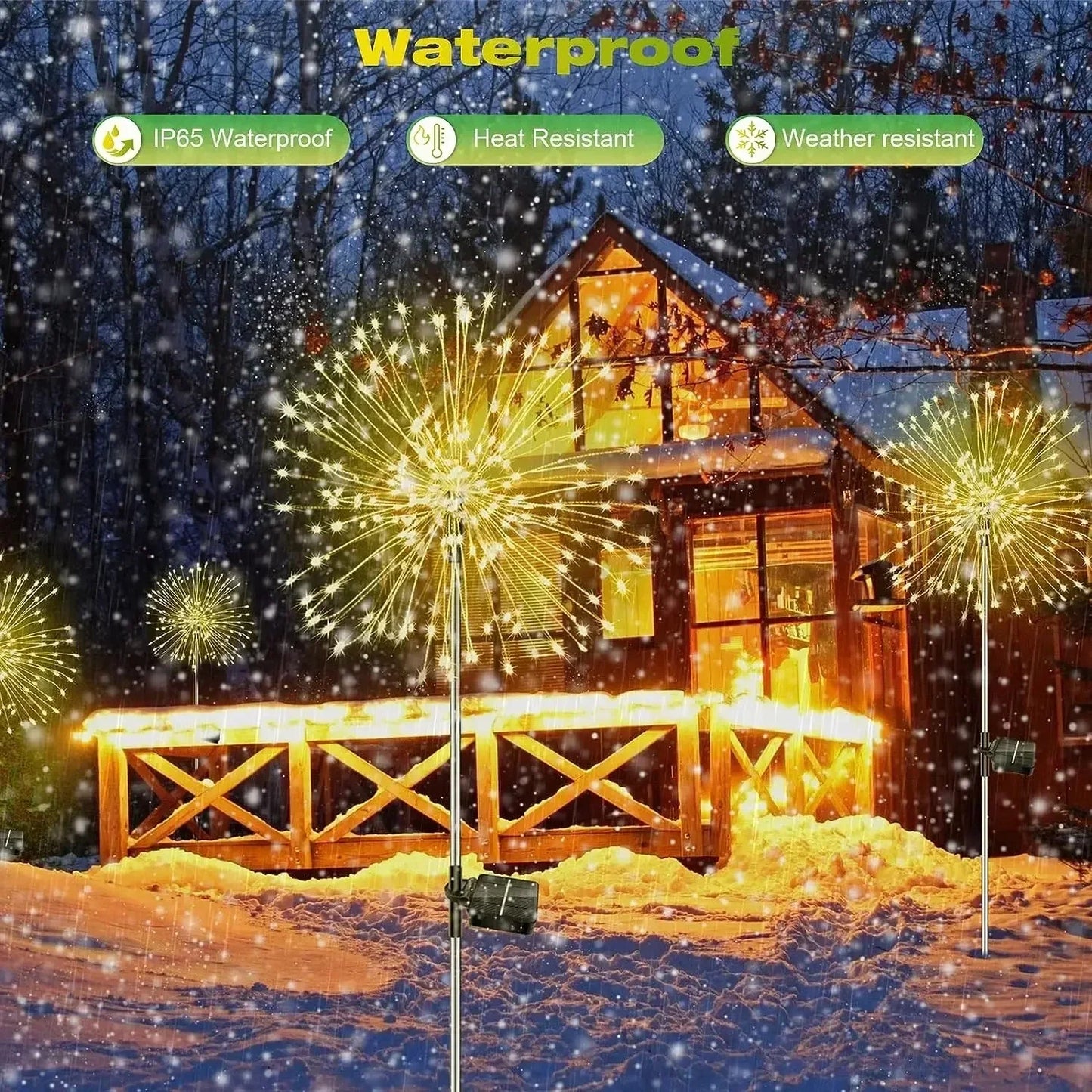 Solar Firework Garden Lights