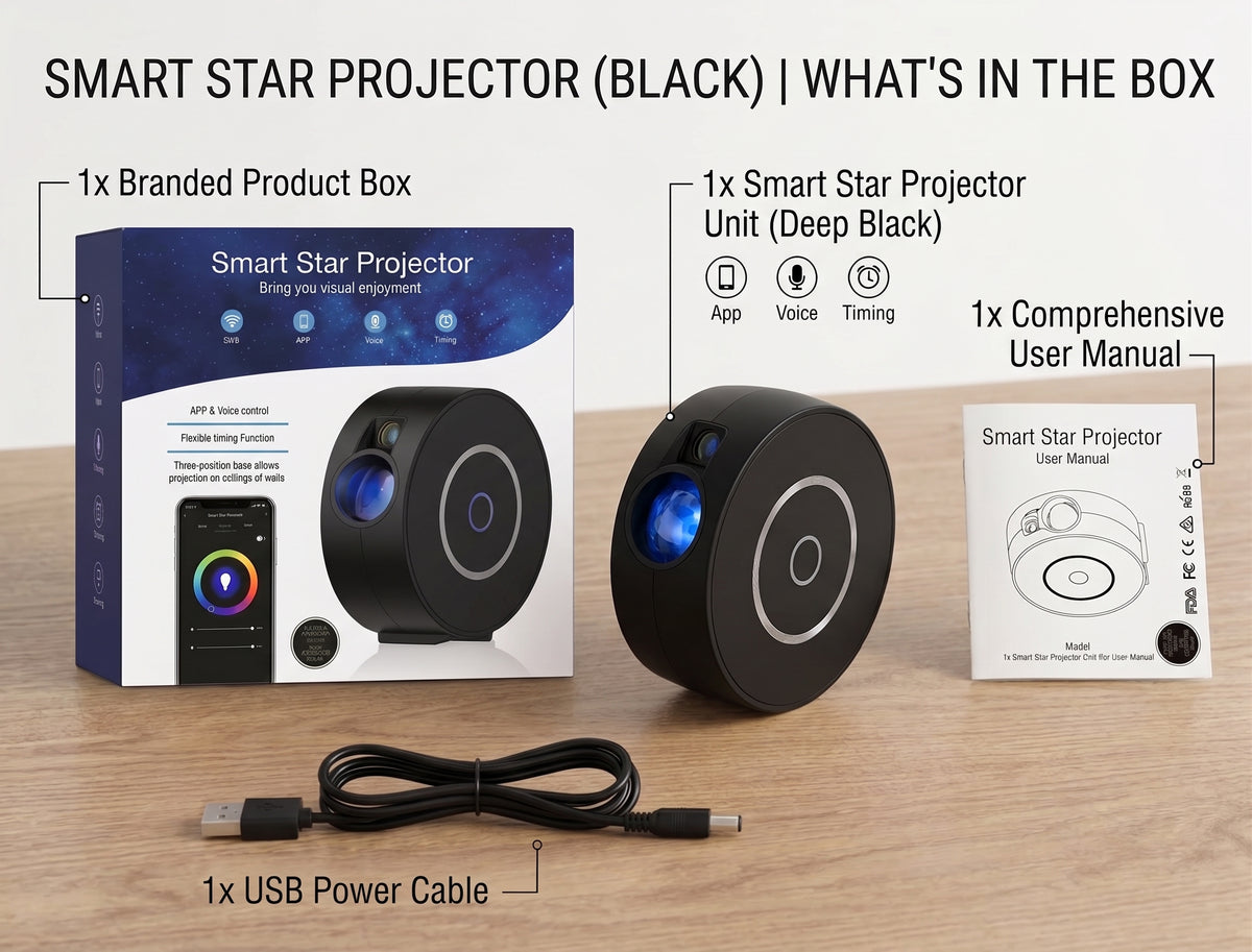 Nested Raven SkyLounge™ Smart Galaxy Projector