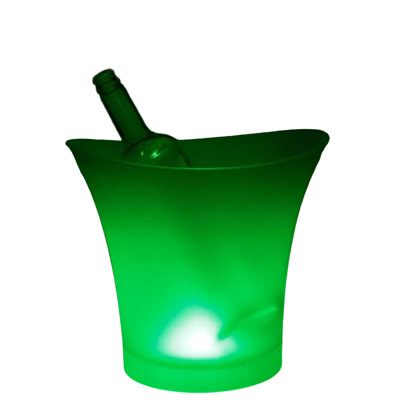 5 litre colour-changing LED light-up ice bucket for parties and entertaining