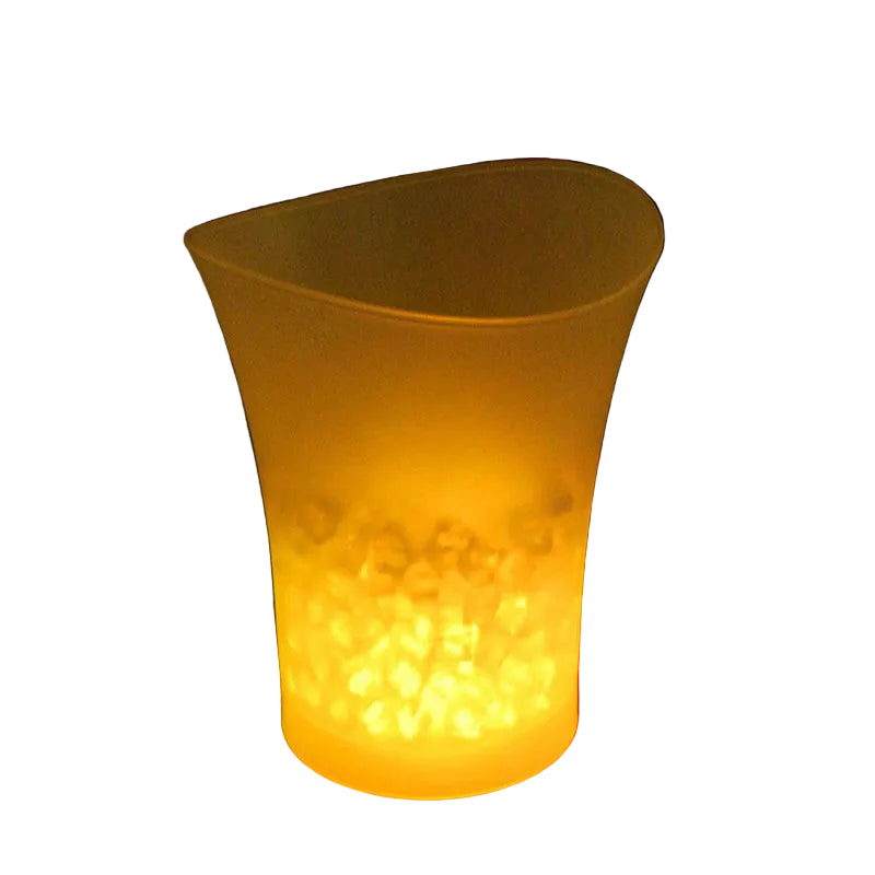 5 litre colour-changing LED light-up ice bucket for parties and entertaining
