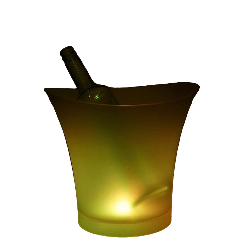 5 litre colour-changing LED light-up ice bucket for parties and entertaining