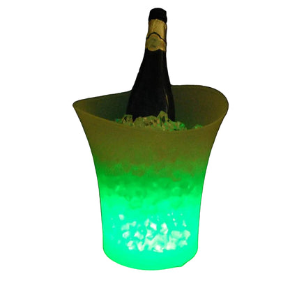 5 litre colour-changing LED light-up ice bucket for parties and entertaining