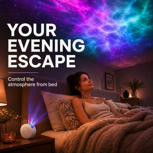 Nested Raven RelaxGazer — Smart Galaxy Star Projector | App, Alexa & Google