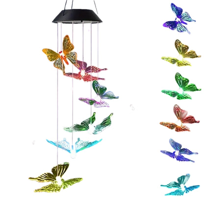 Solar Color-Changing Wind Chime Light