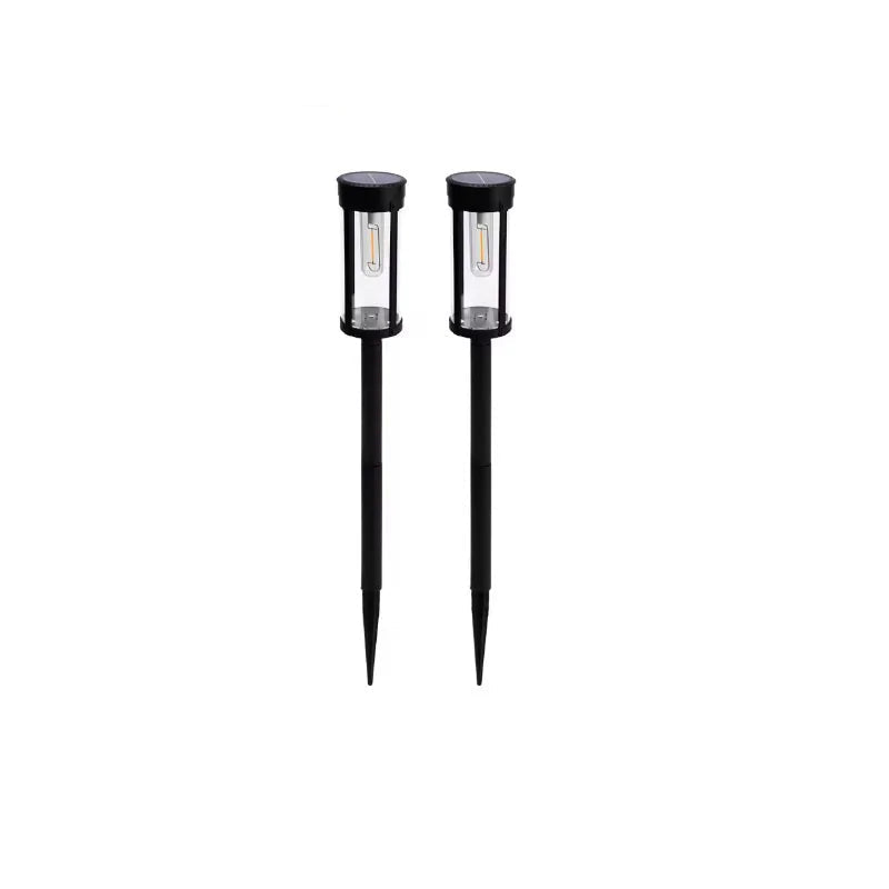 Retro warm white solar pathway lights for outdoor garden and walkway