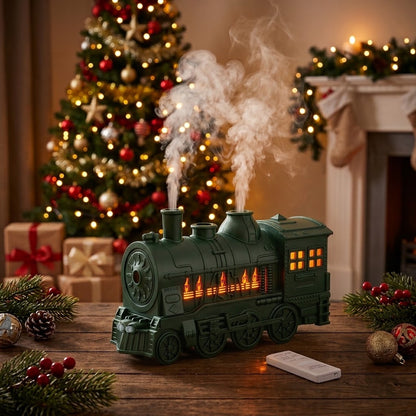 Vintage Steam Train Diffuser – Glowing Lights & Remote